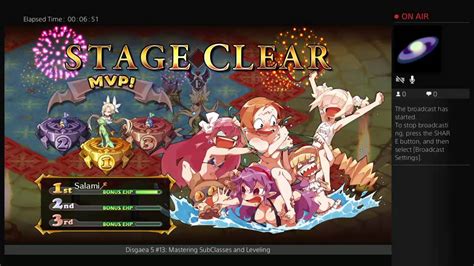 disgaea 5 subclass leveling.